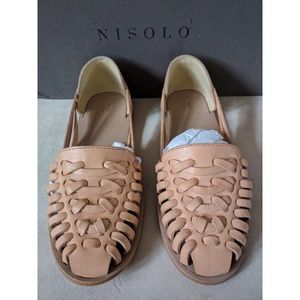 NWT Nisolo Ecuador Huarache Sandals in Natural